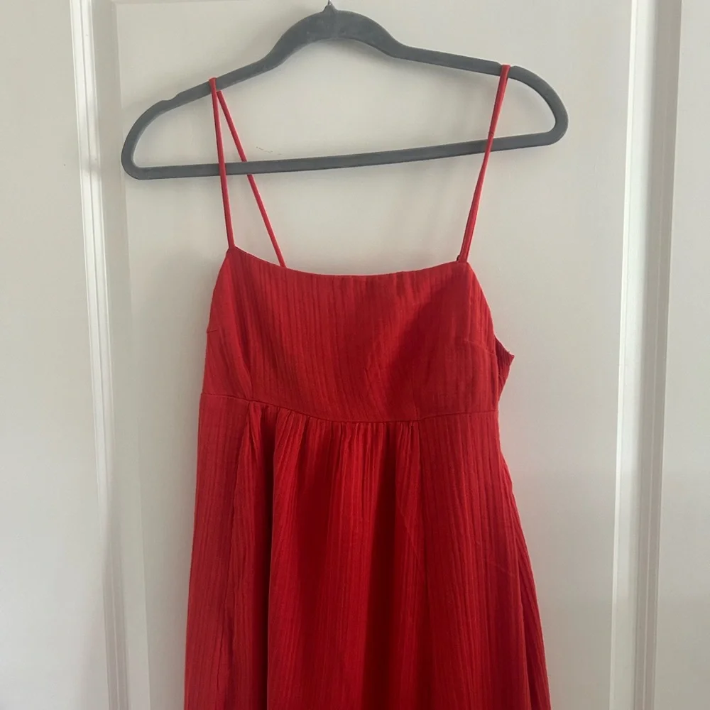 Abercrombie & Fitch Vibrant Red Dress
